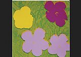 Flowers Yellow, Lilac, Purple by Andy Warhol